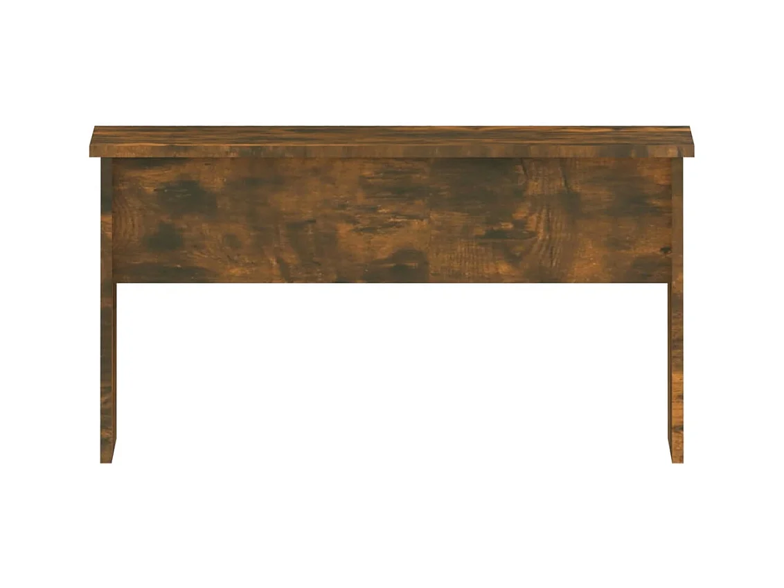 Gerookte eiken salontafel 80x50,5x41,5 cm bewerkt hout