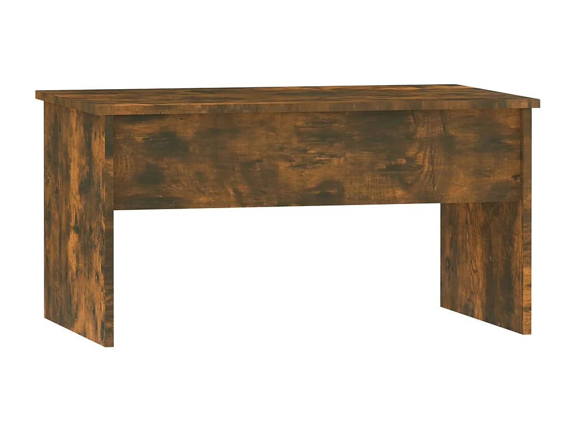 Table basse Chêne fumé 80x50,5x41,5 cm Bois d'ingénierie