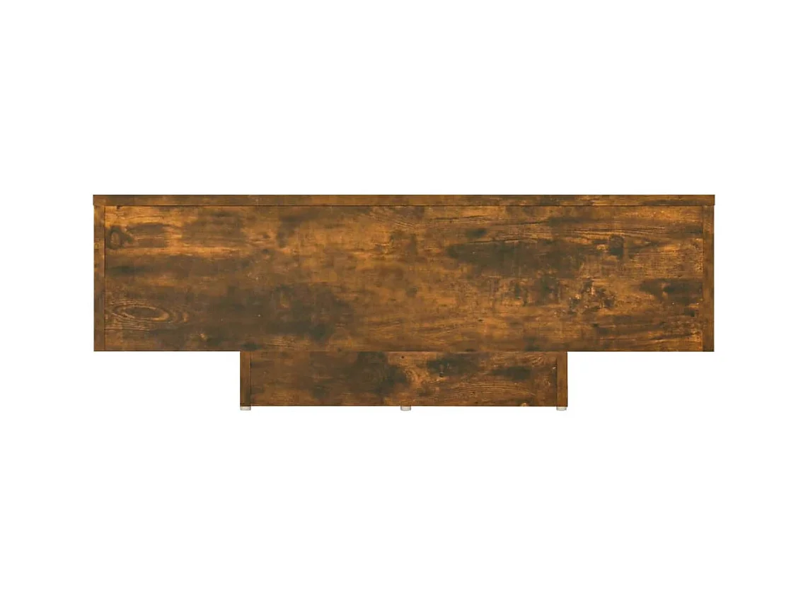 Table basse Chêne fumé 85x55x31 cm Bois d'ingénierie