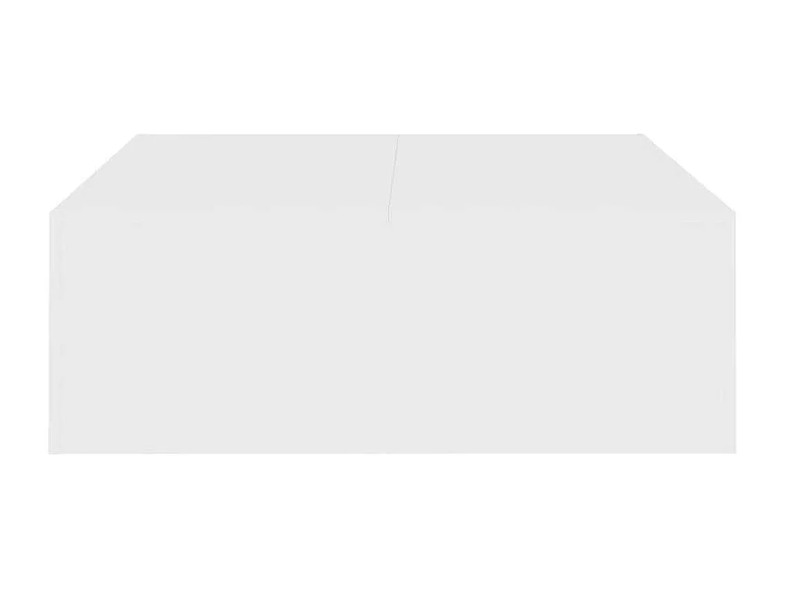 Tavolino bianco 100x100x35 cm in legno ingegnerizzato