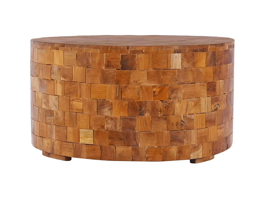 Table basse 60x60x35 cm Bois de teck massif