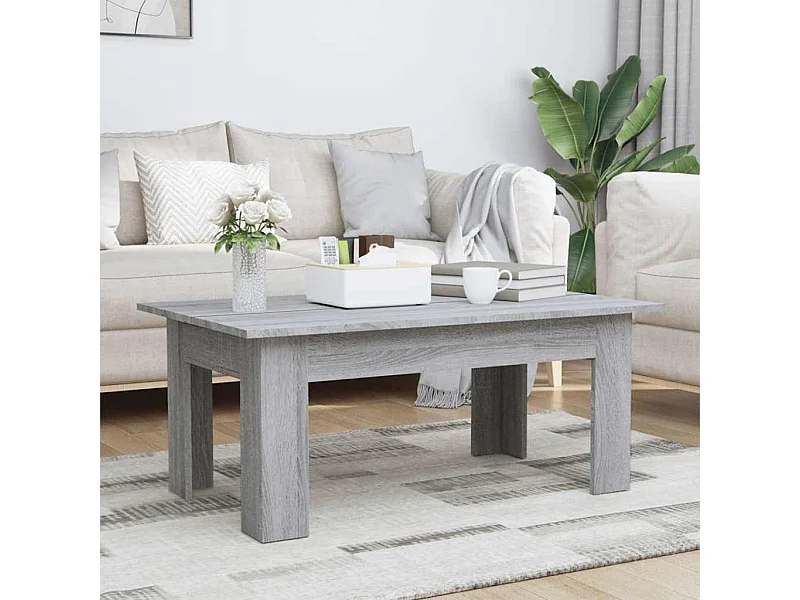 Sonoma salontafel grijs 100x60x42 cm Technisch hout