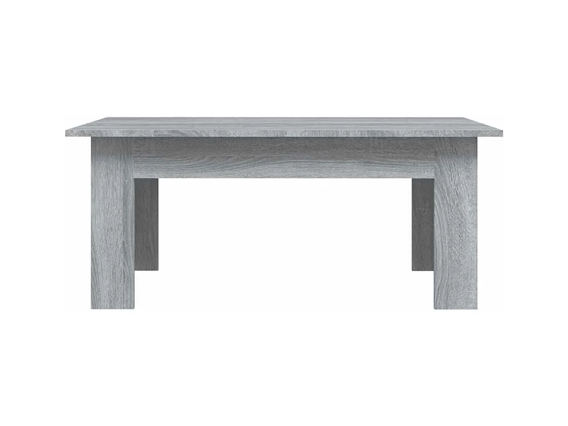 Tavolino Sonoma grigio 100x60x42 cm in legno ingegnerizzato