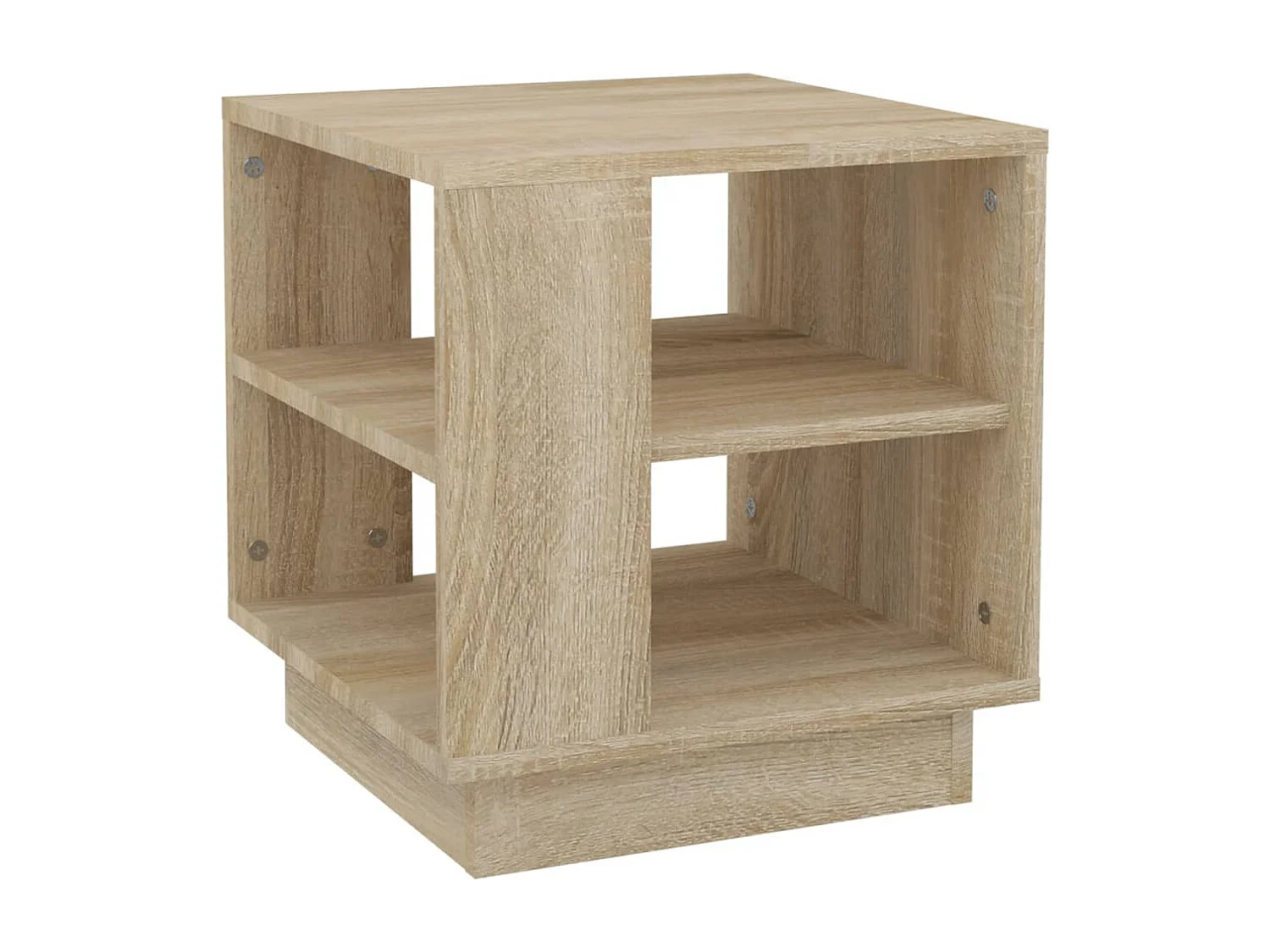 Sonoma eiken salontafel 40x40x43 cm bewerkt hout