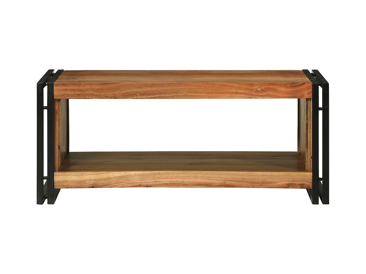 Table Basse 90x50x38 cm Bois Massif Acacia