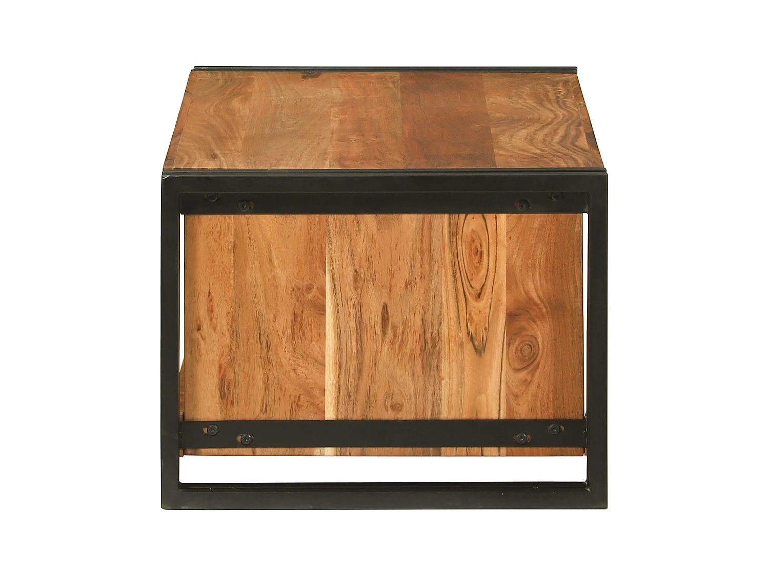 Table Basse 90x50x38 cm Bois Massif Acacia