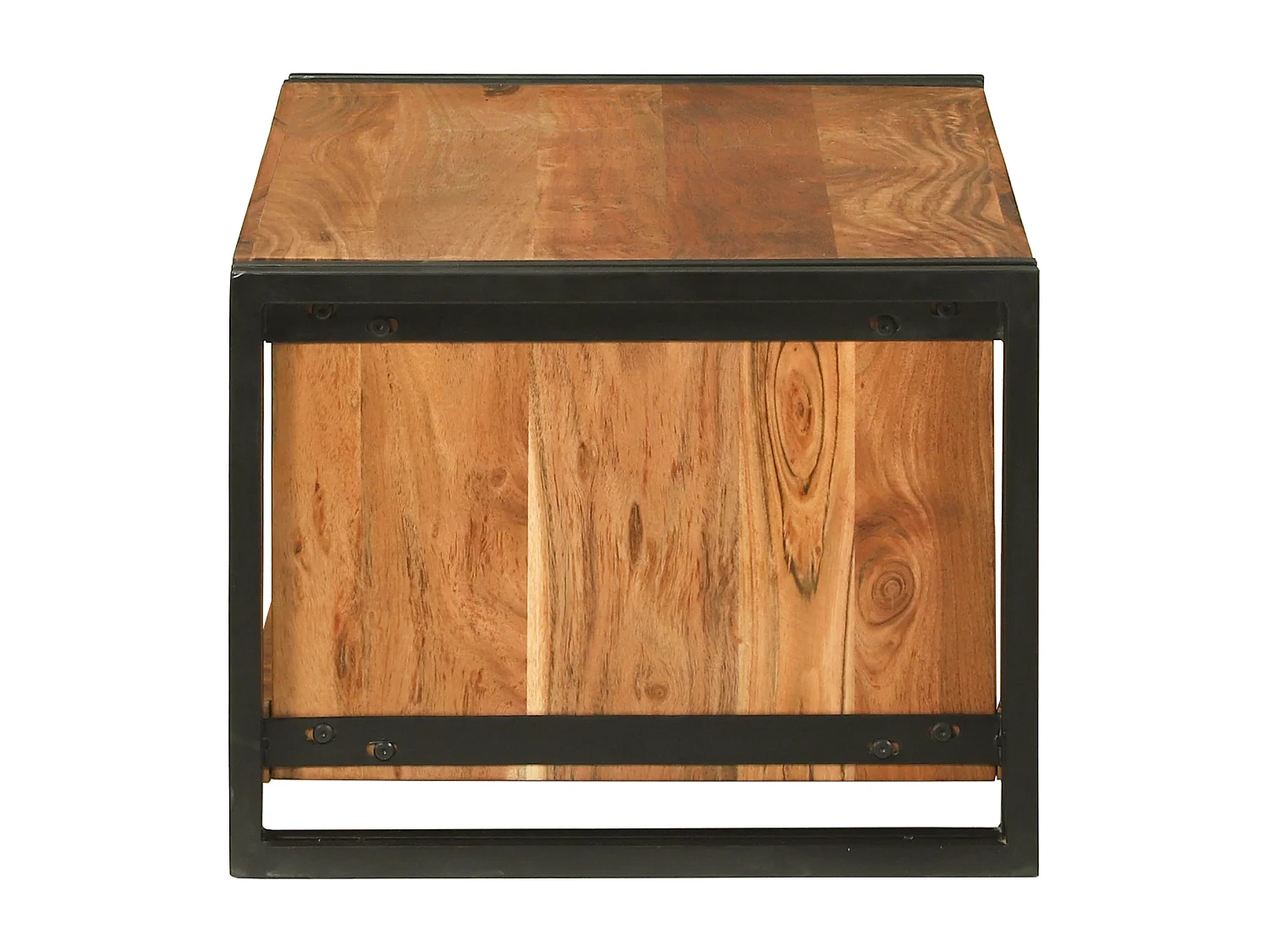 Table Basse 90x50x38 cm Bois Massif Acacia