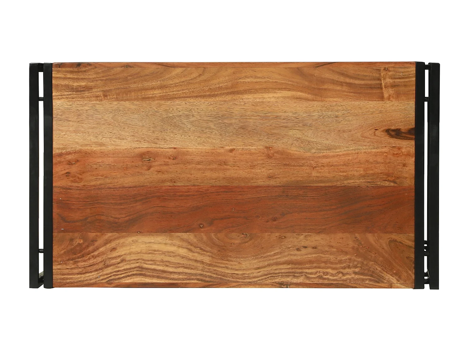 Table Basse 90x50x38 cm Bois Massif Acacia