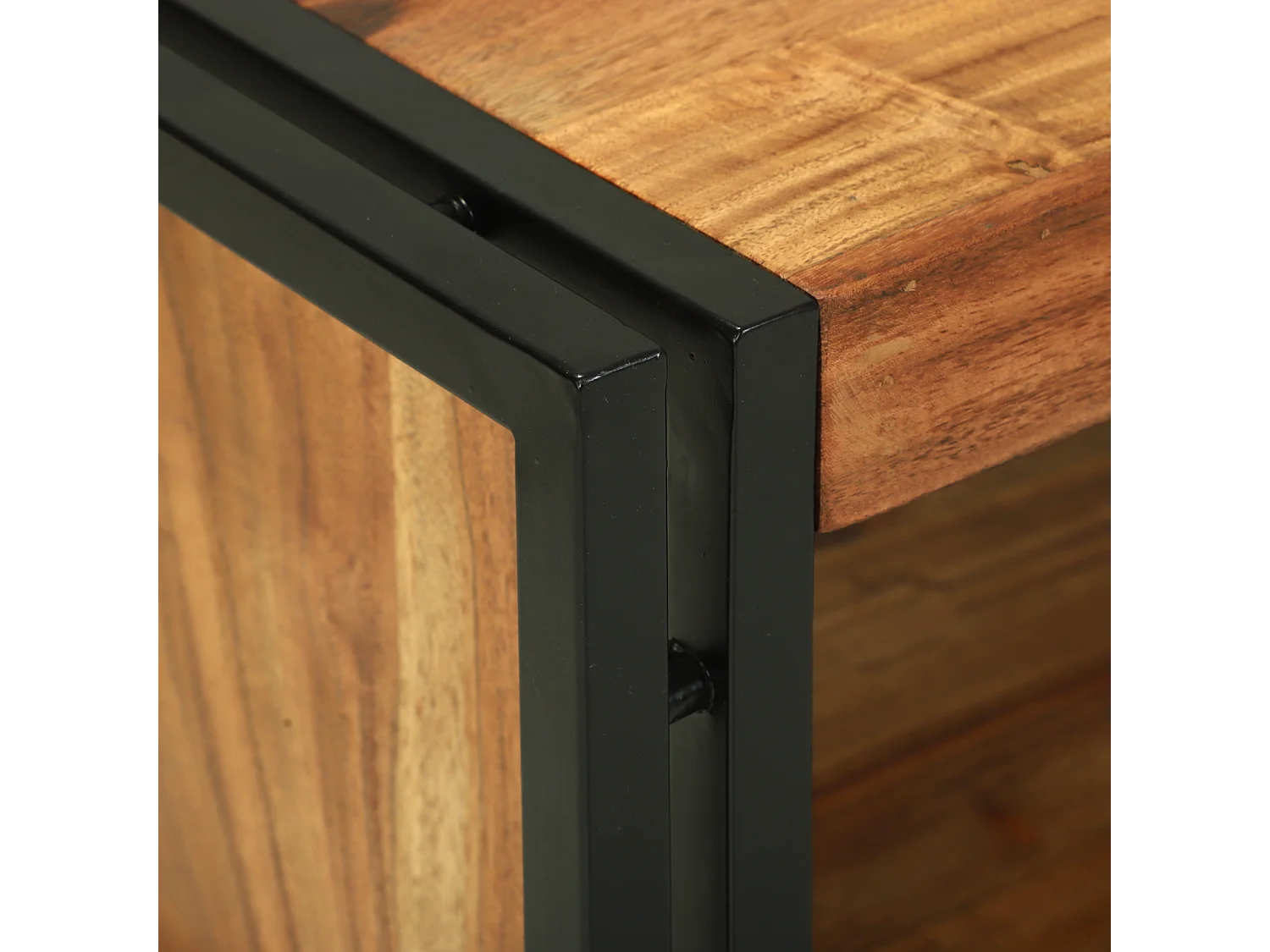 Table Basse 90x50x38 cm Bois Massif Acacia