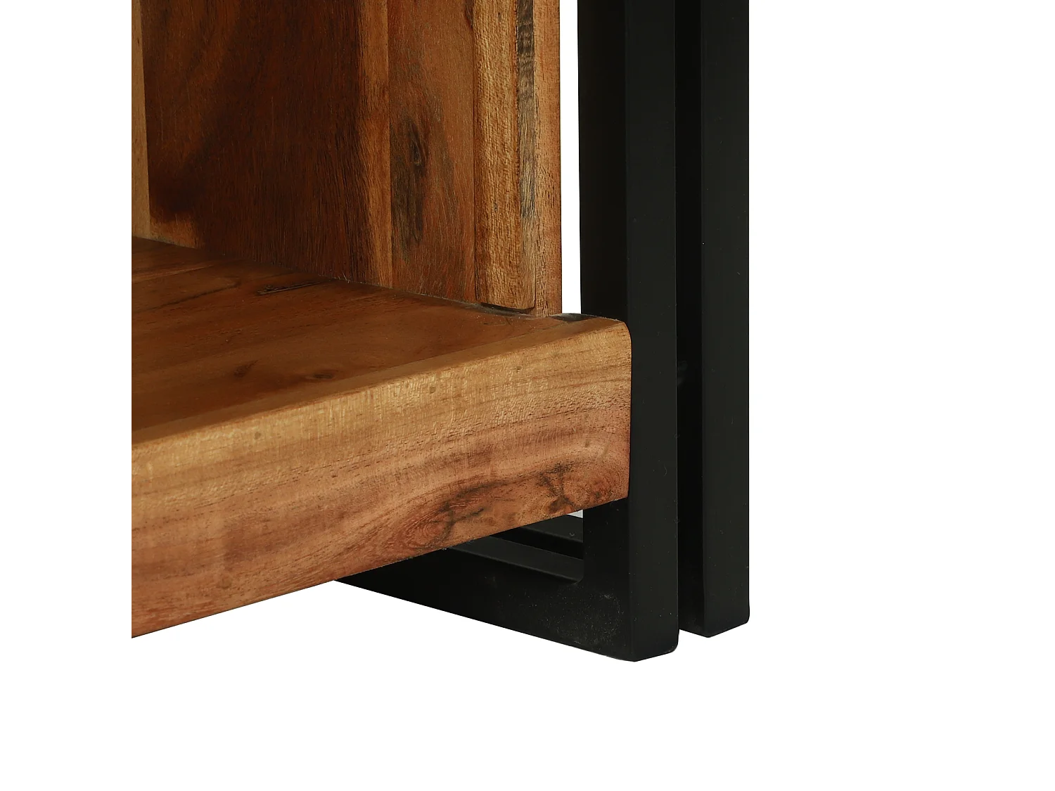 Table Basse 90x50x38 cm Bois Massif Acacia