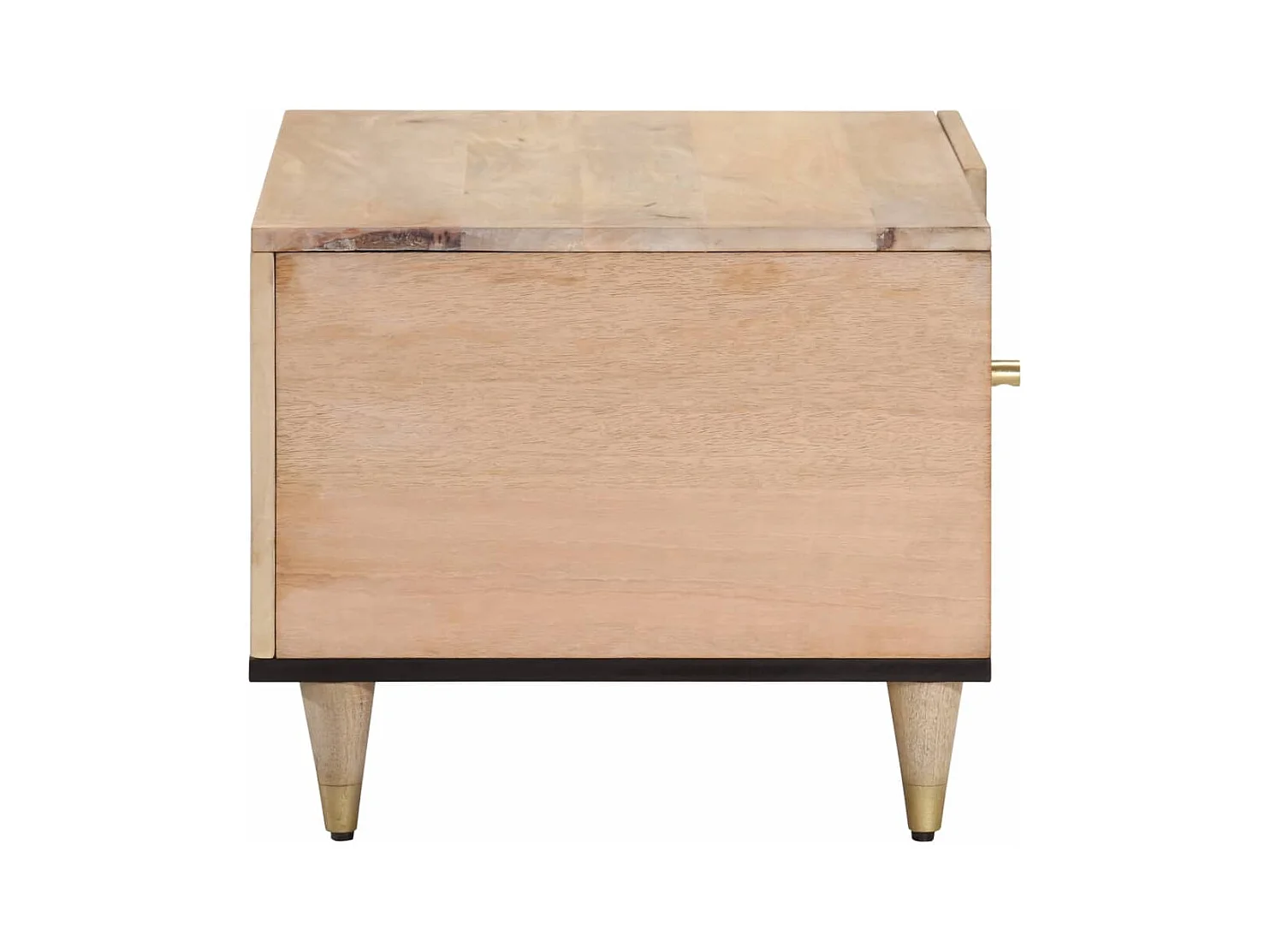 Couchtisch 80x50x40 cm massives Mangoholz