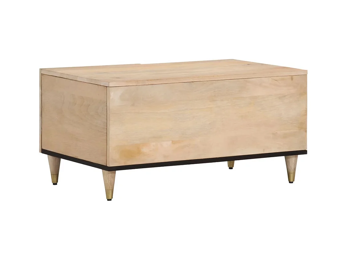 Couchtisch 80x50x40 cm massives Mangoholz