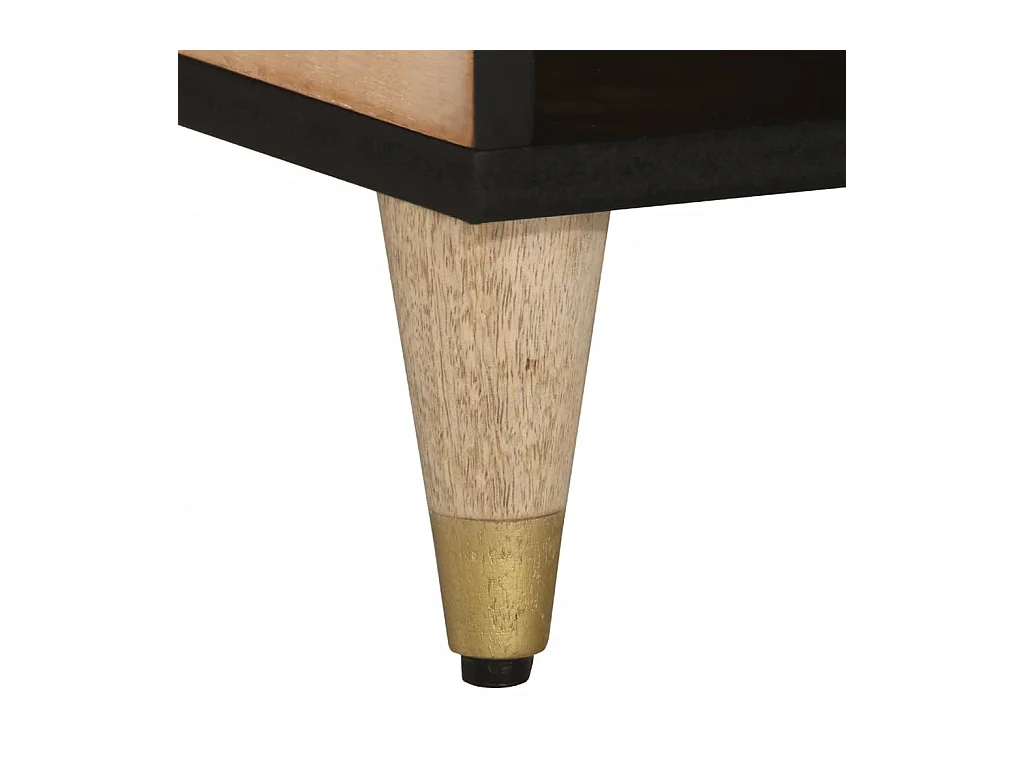 Couchtisch 80x50x40 cm massives Mangoholz