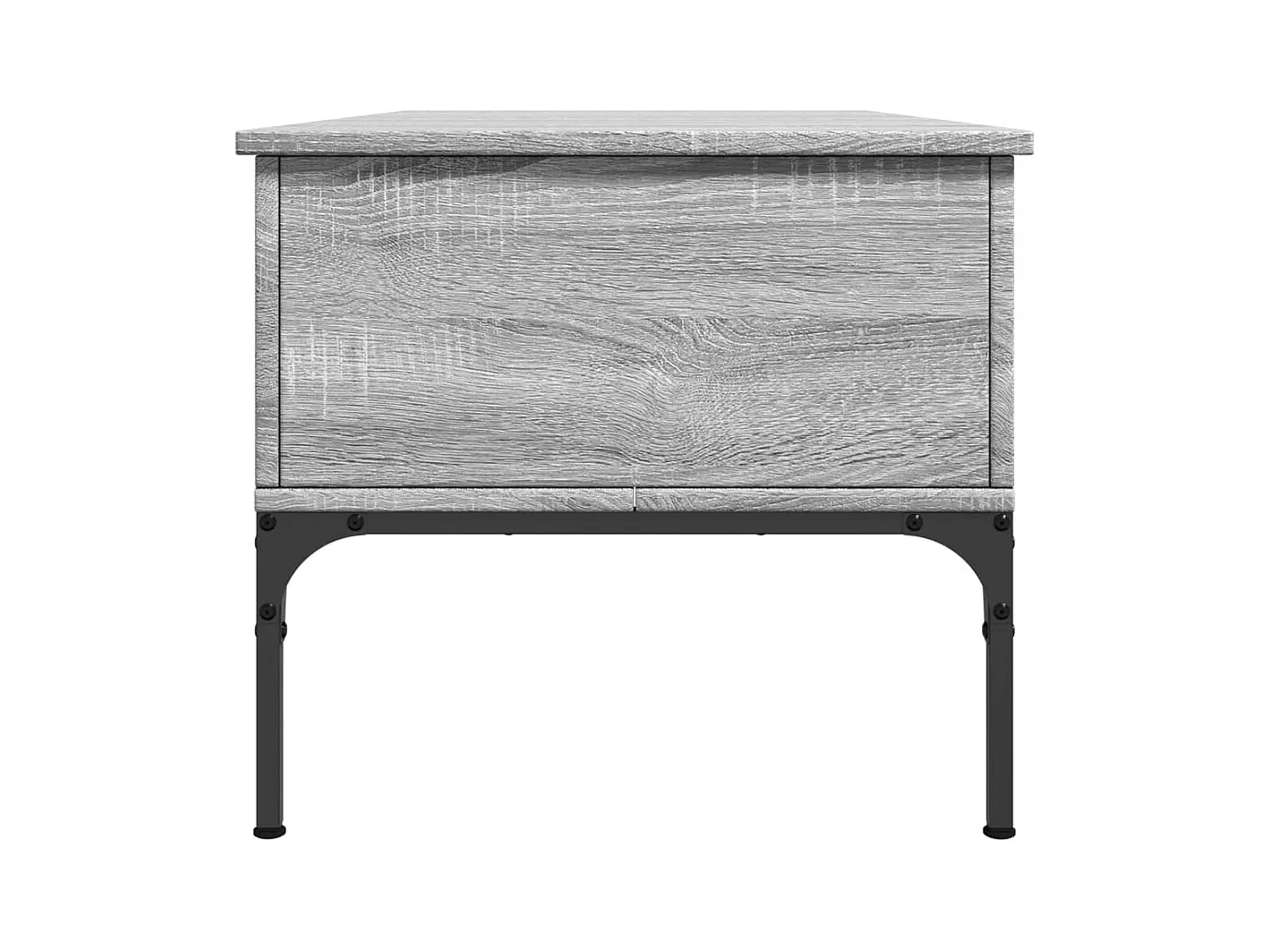 Sonoma salontafel grijs 100x50x45 cm bewerkt hout en metaal