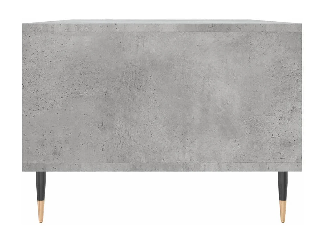 Table basse Gris béton 90x50x36,5 cm Bois d'ingénierie