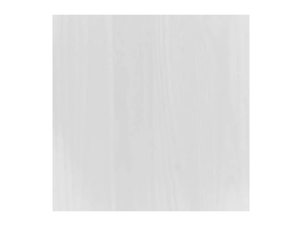 Table basse Pin mexicain Gamme Corona Blanc 100x55x44 cm