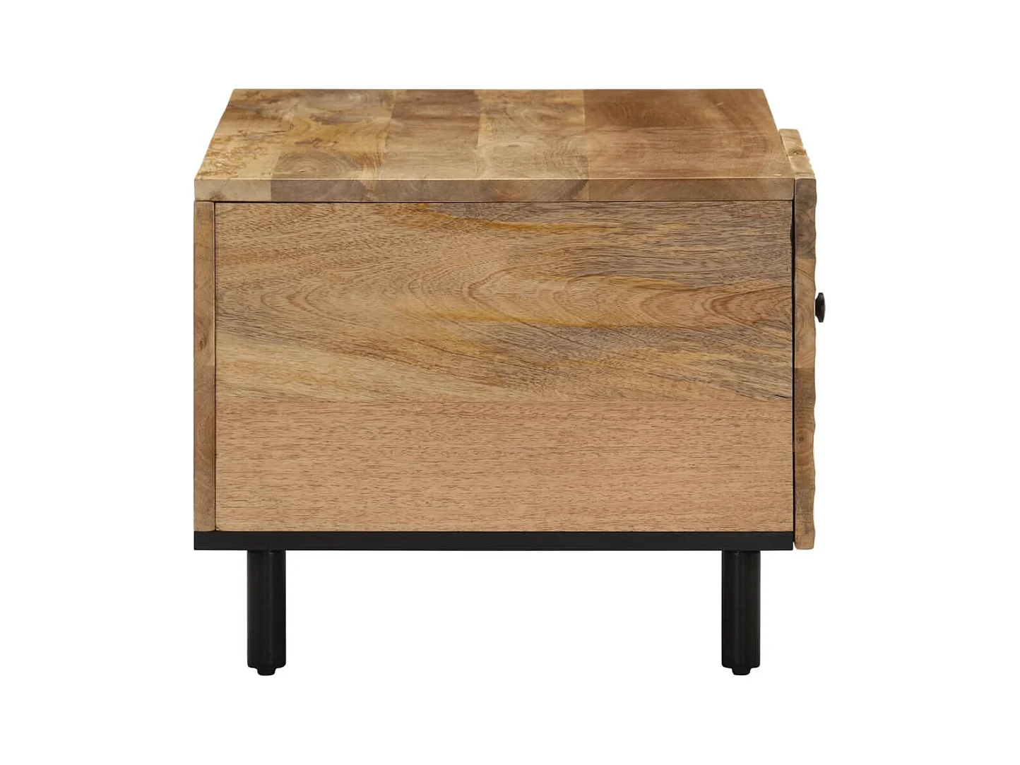 Mesa de centro 80x50x40 cm madera maciza de mango