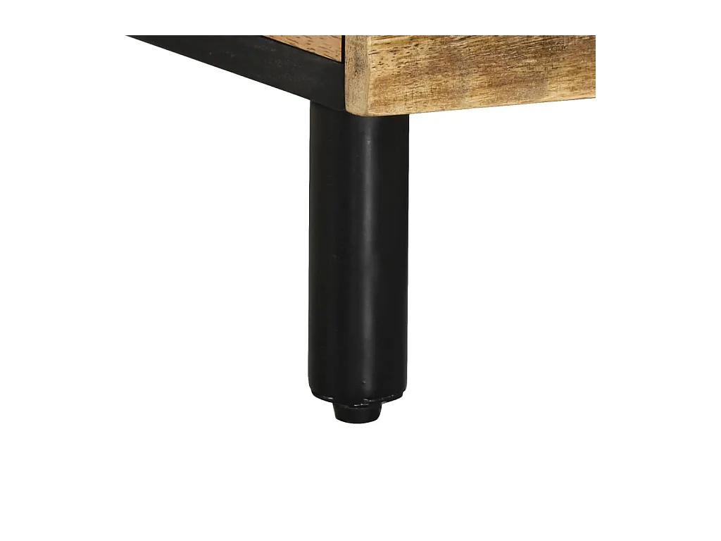 Mesa de centro 80x50x40 cm madera maciza de mango