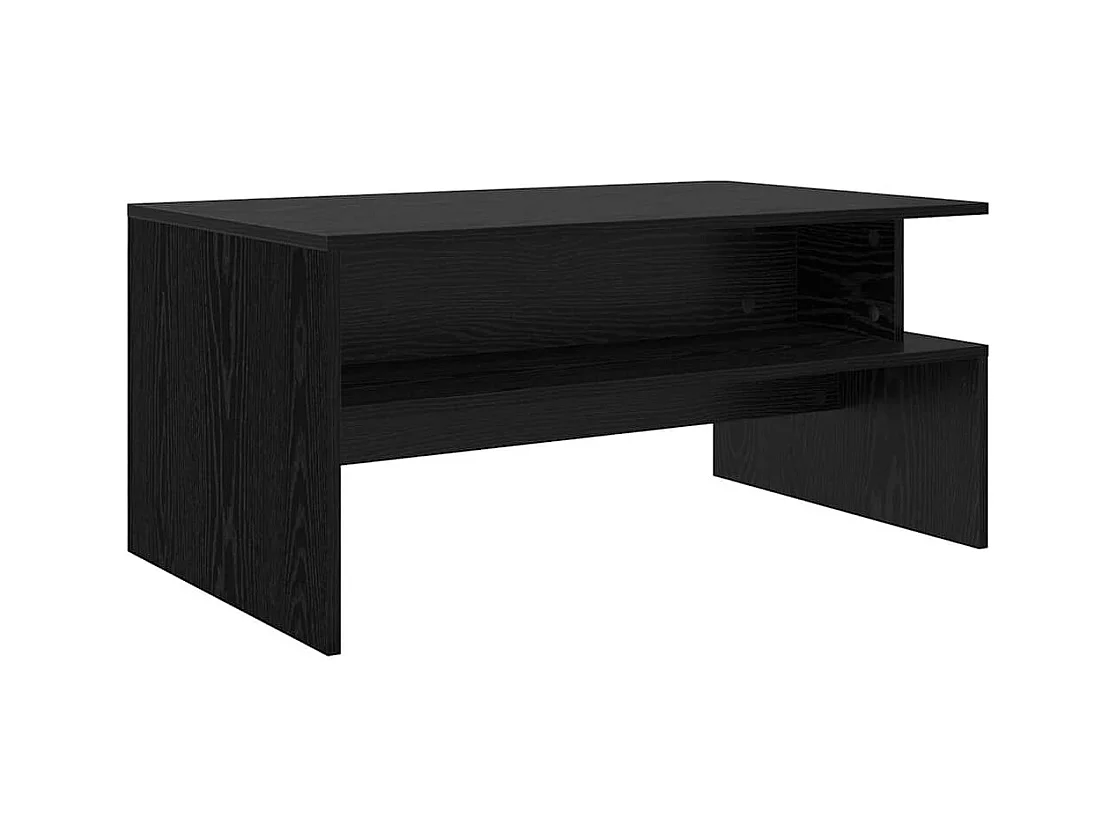 Table basse Chêne noir 90 x 55 x 42.5 cm Bois d'ingénierie