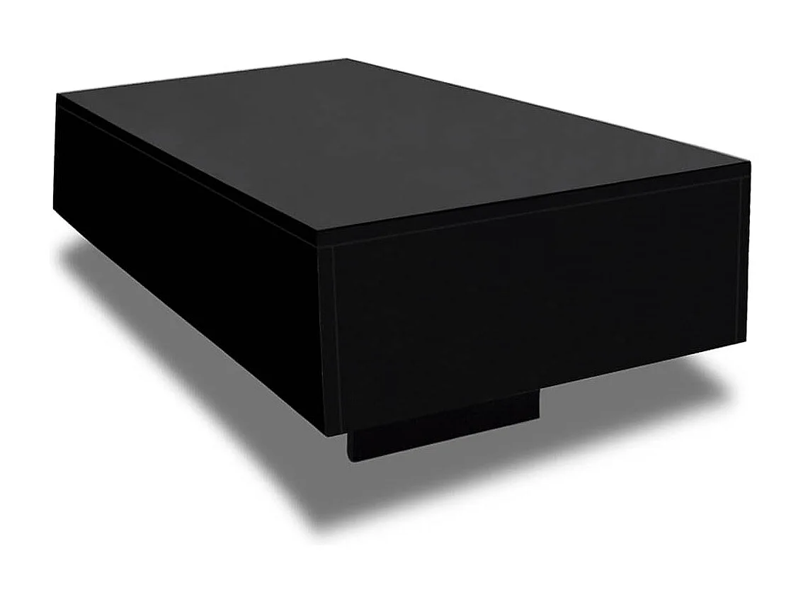 Table basse Haute brillance Noir