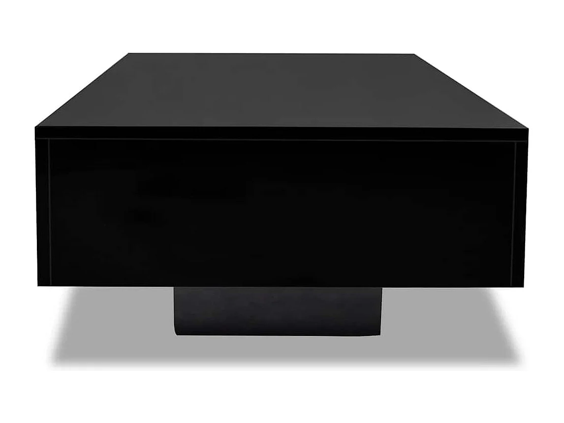 Table basse Haute brillance Noir