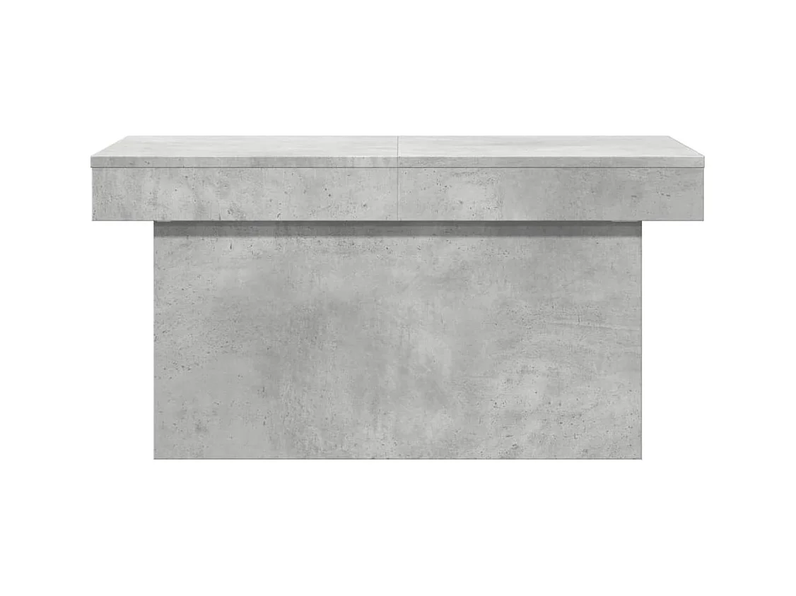 Betongrijze salontafel 100x55x40 cm bewerkt hout
