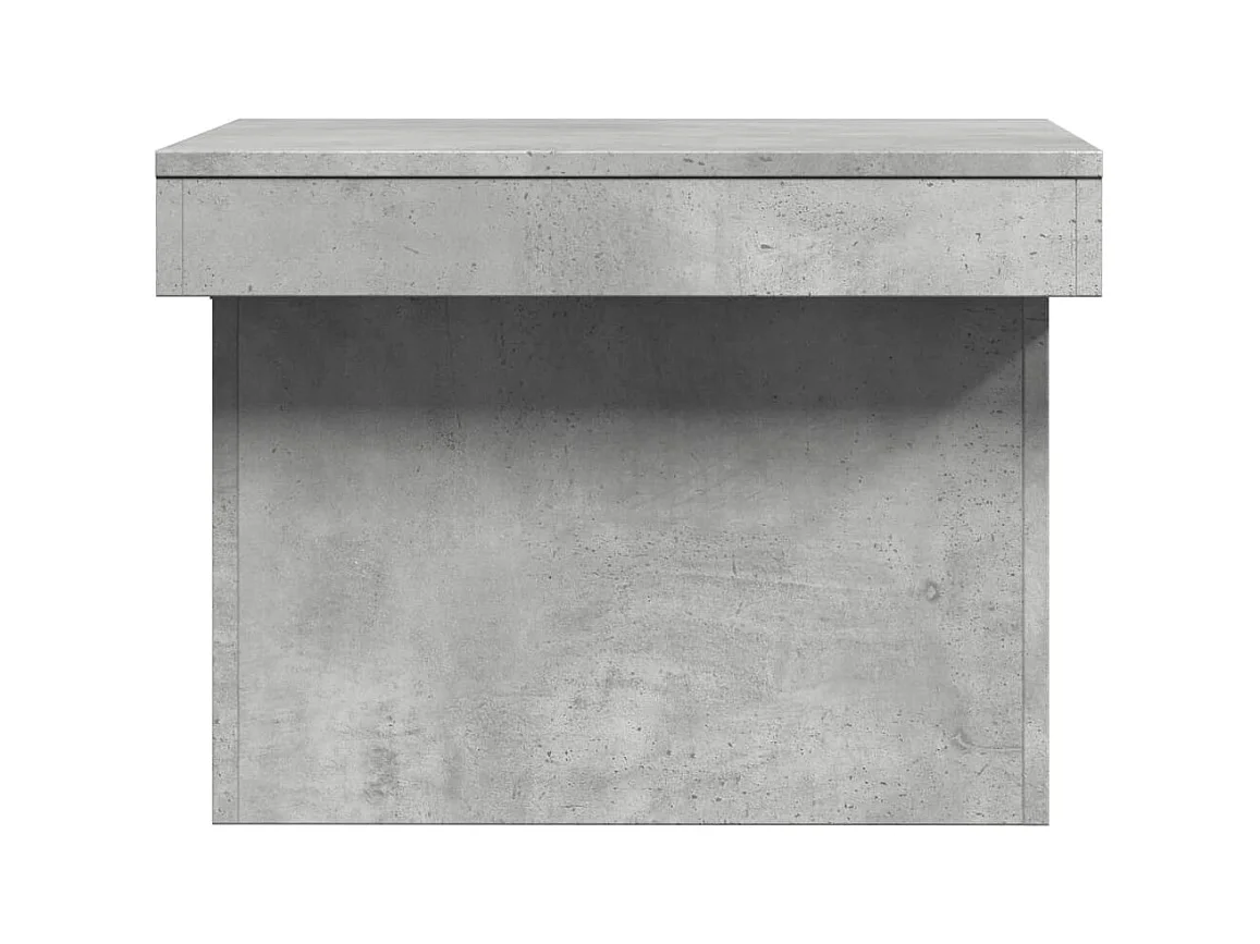 Betongrijze salontafel 100x55x40 cm bewerkt hout
