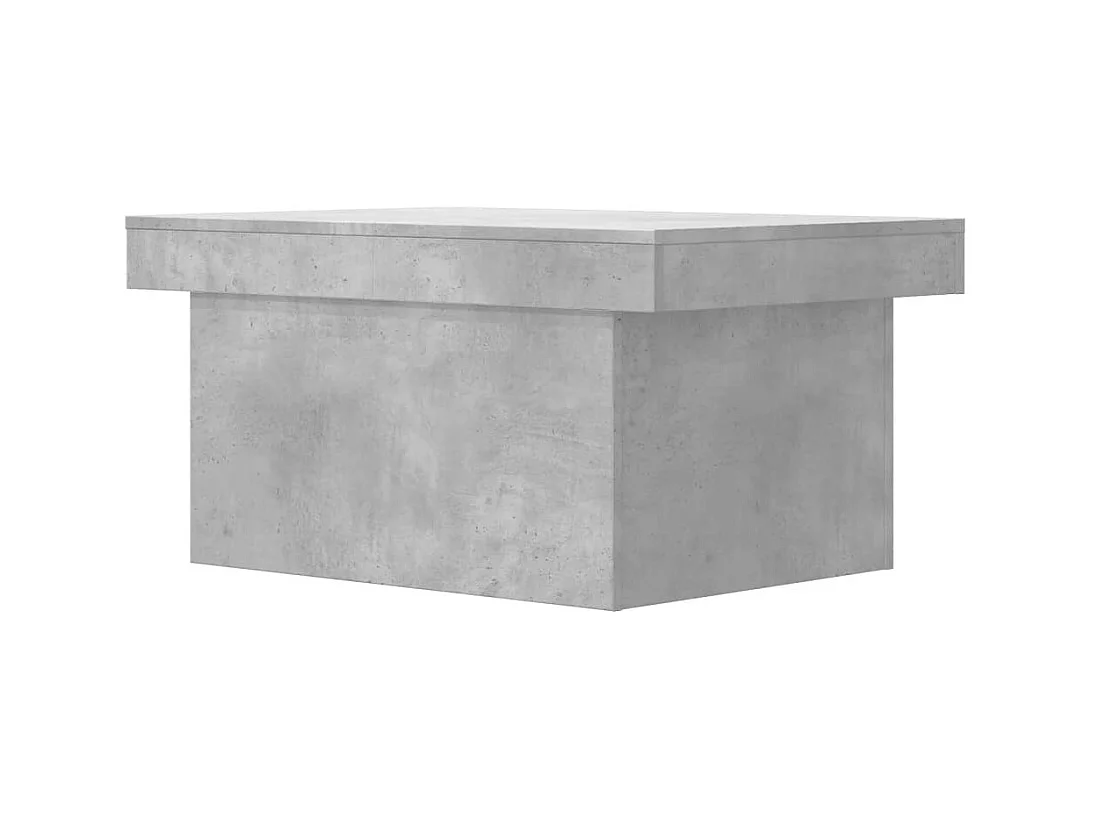 Betongrijze salontafel 100x55x40 cm bewerkt hout