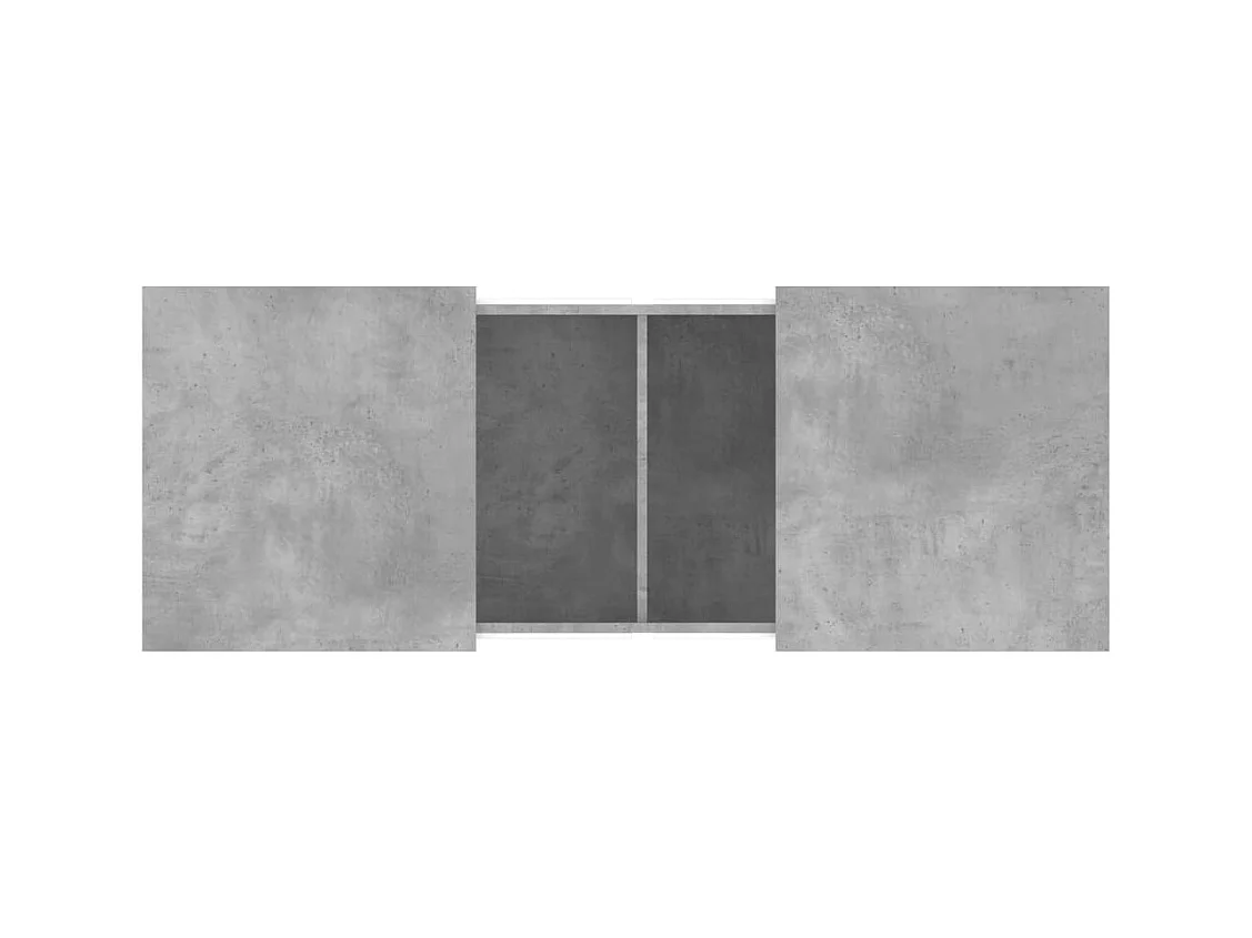 Betongrijze salontafel 100x55x40 cm bewerkt hout