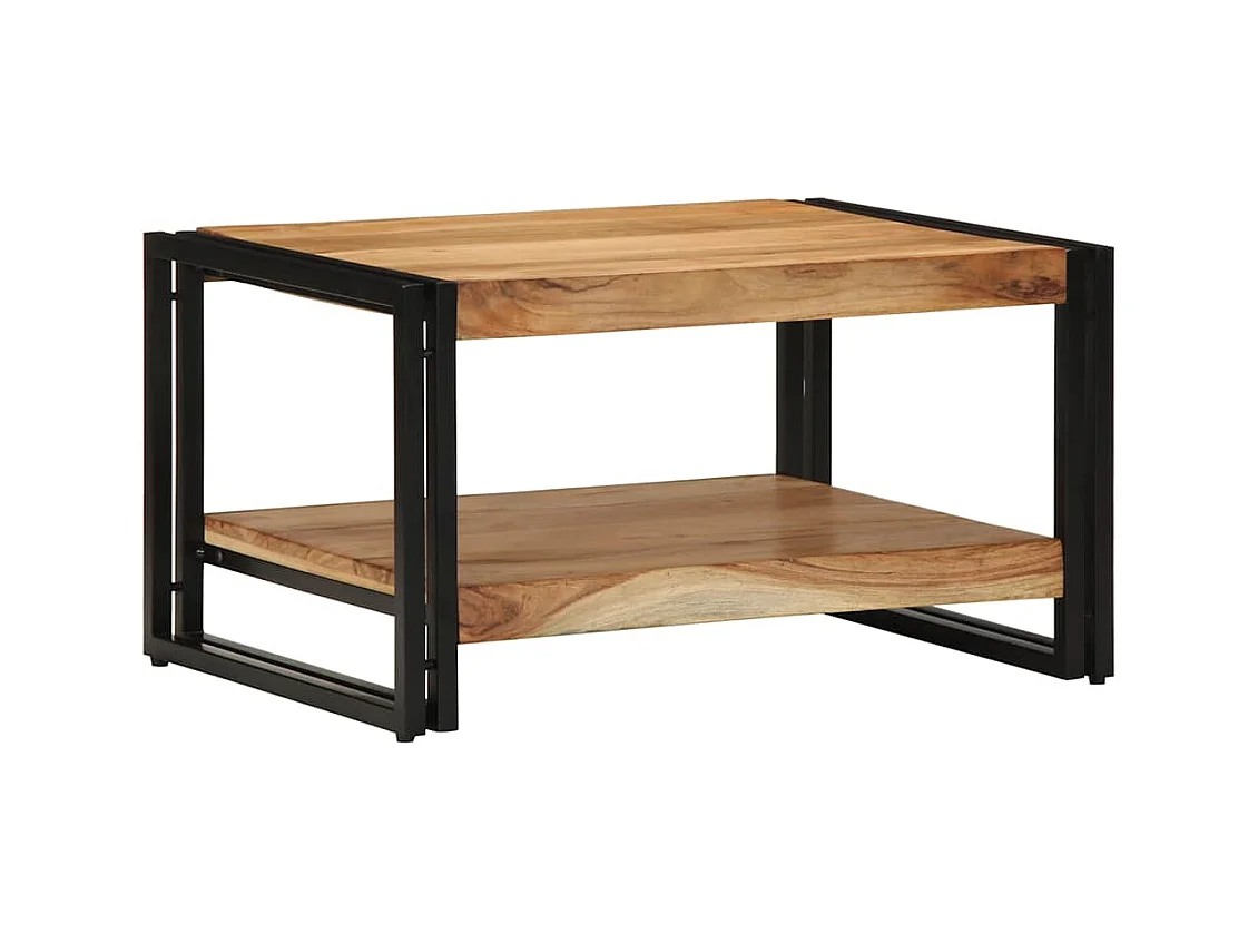 Table basse 70x50x38 cm bois massif acacia