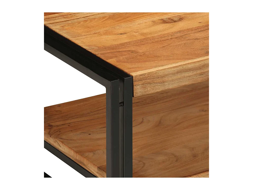 Table basse 70x50x38 cm bois massif acacia