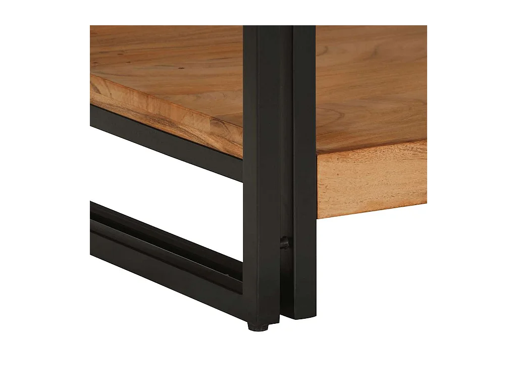 Table basse 70x50x38 cm bois massif acacia