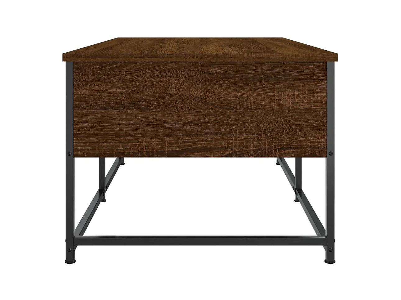 Table basse chêne marron 100x51x40 cm bois d'ingénierie