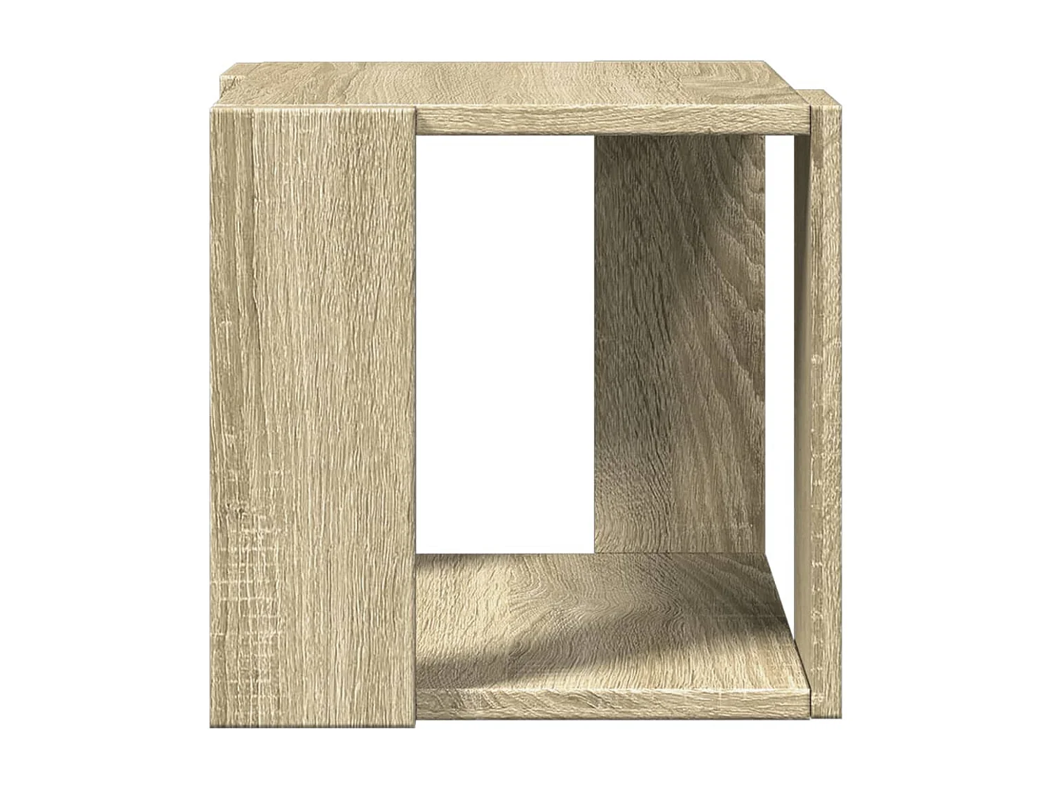 Couchtisch aus Sonoma-Eiche, 32 x 32 x 30 cm, Holzwerkstoff