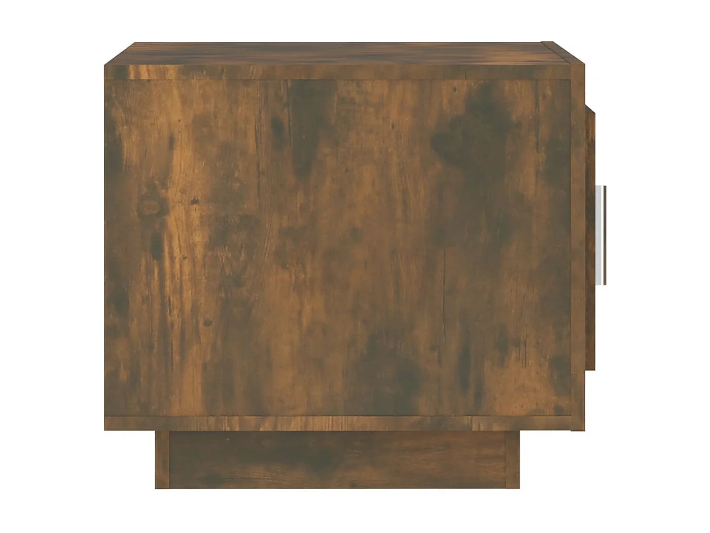 Table basse chêne fumé 51x50x45 cm bois d'ingénierie