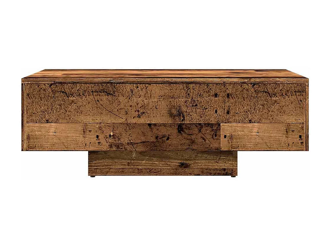 Tavolino da caffè in legno vecchio 85x55x31 cm in legno ingegnerizzato