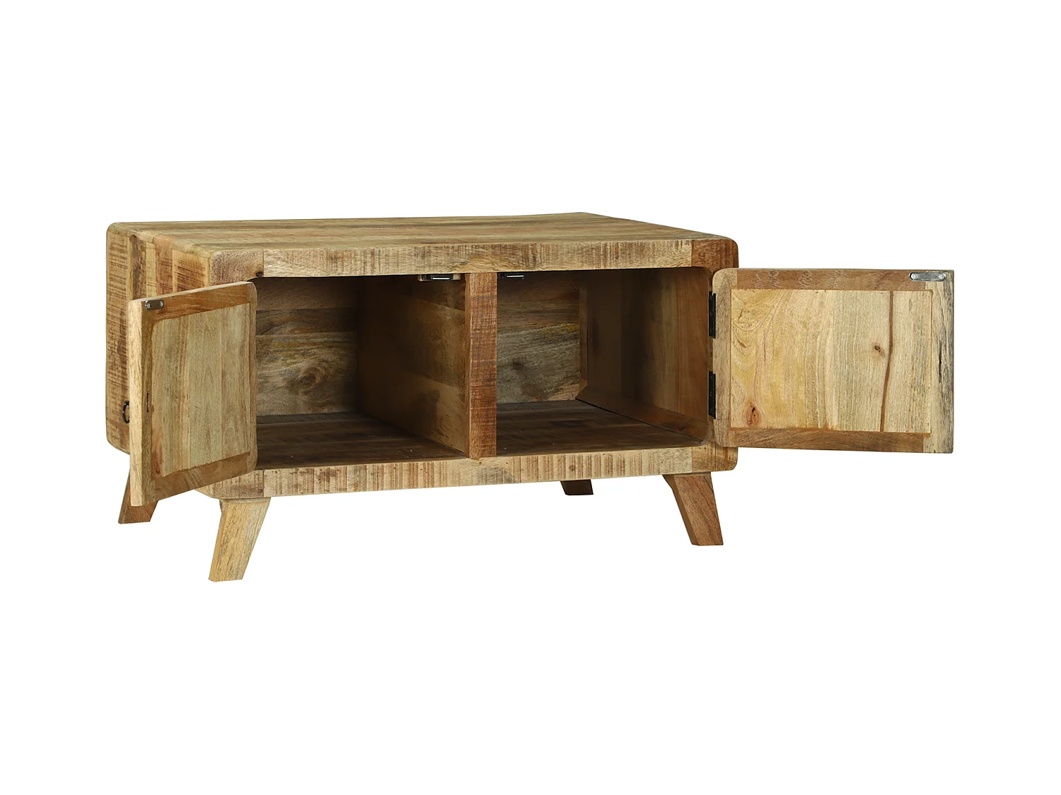 Table Basse 80x54x45 cm en Bois Massif de Manguier