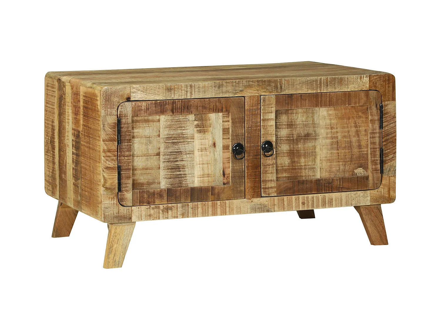 Tavolino da caffè 80x54x45 cm in legno massello di mango