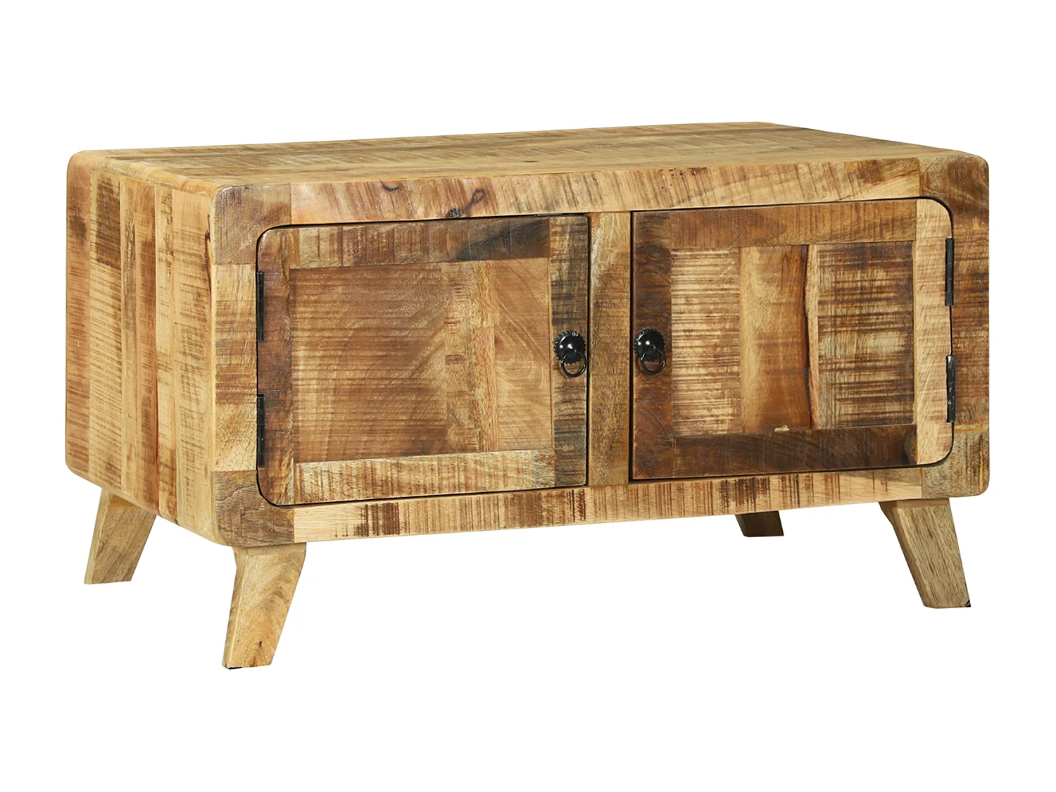 Table Basse 80x54x45 cm en Bois Massif de Manguier
