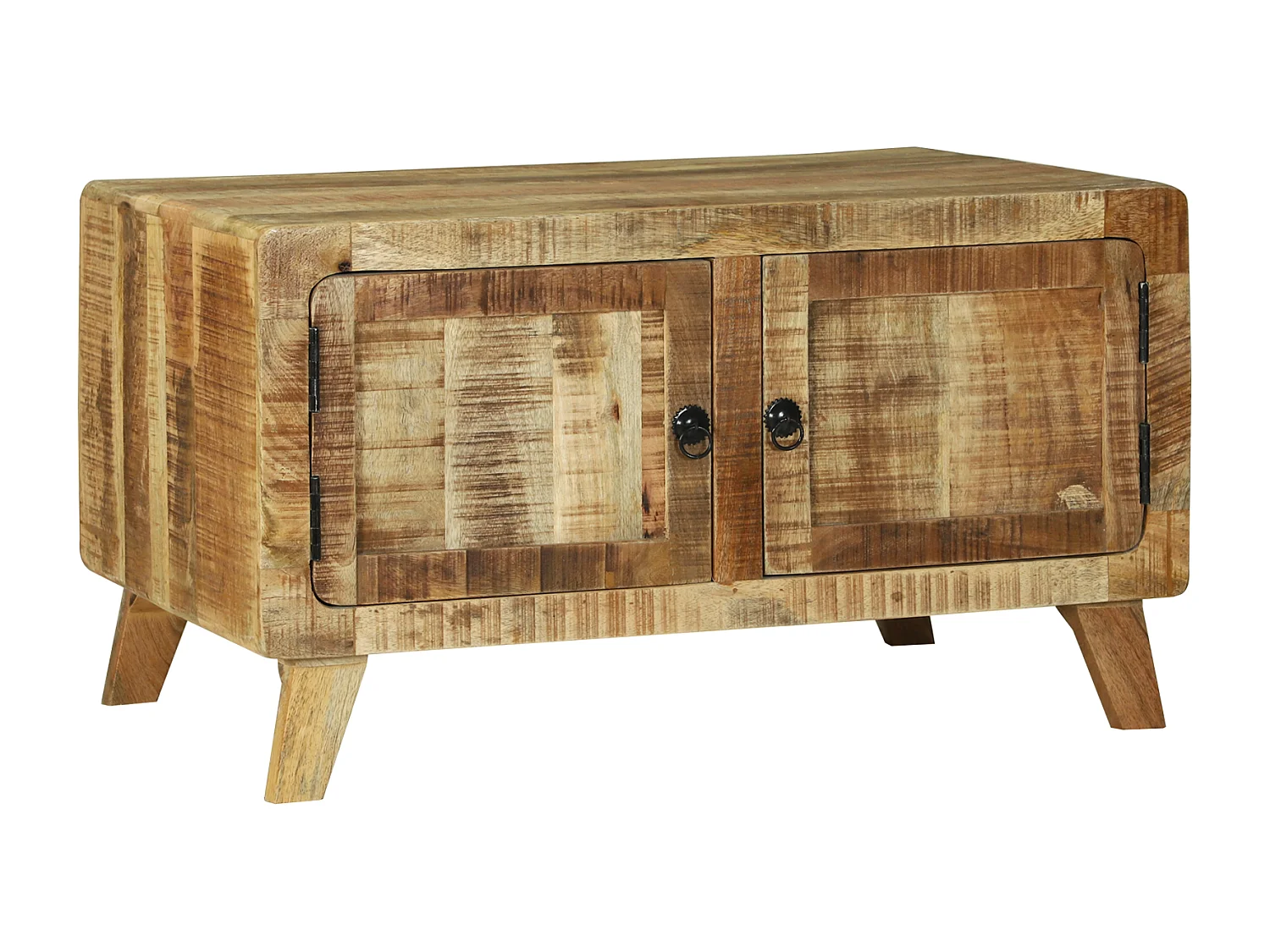Table Basse 80x54x45 cm en Bois Massif de Manguier