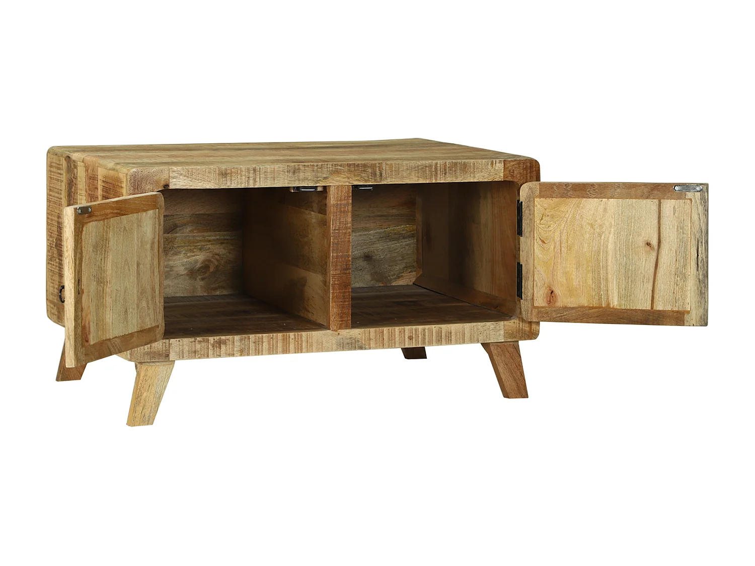 Table Basse 80x54x45 cm en Bois Massif de Manguier