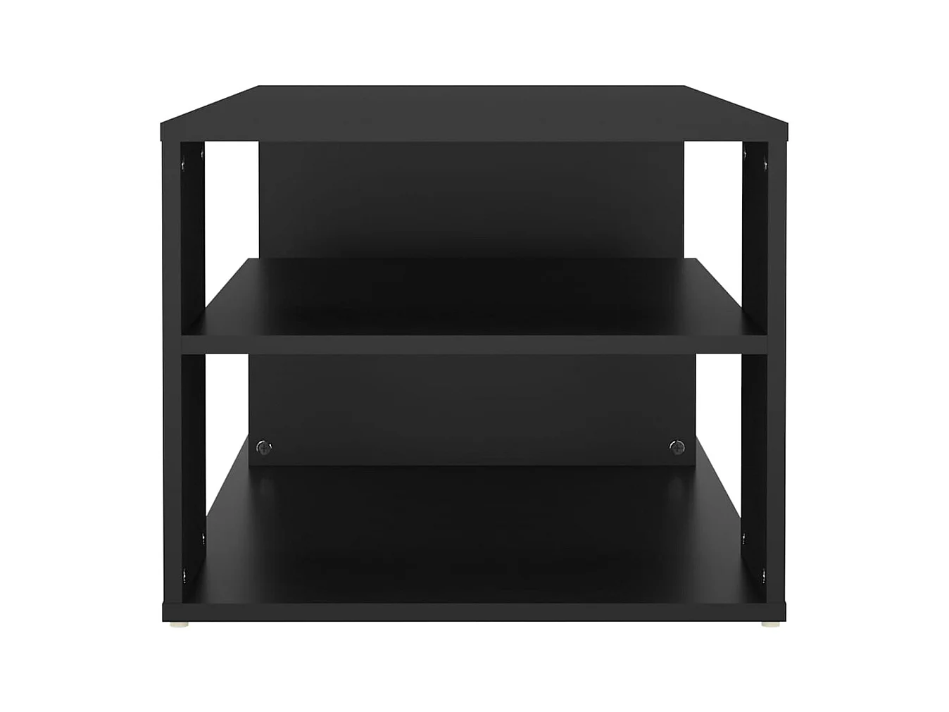 Table basse noir 100x50x40 cm bois d'ingénierie