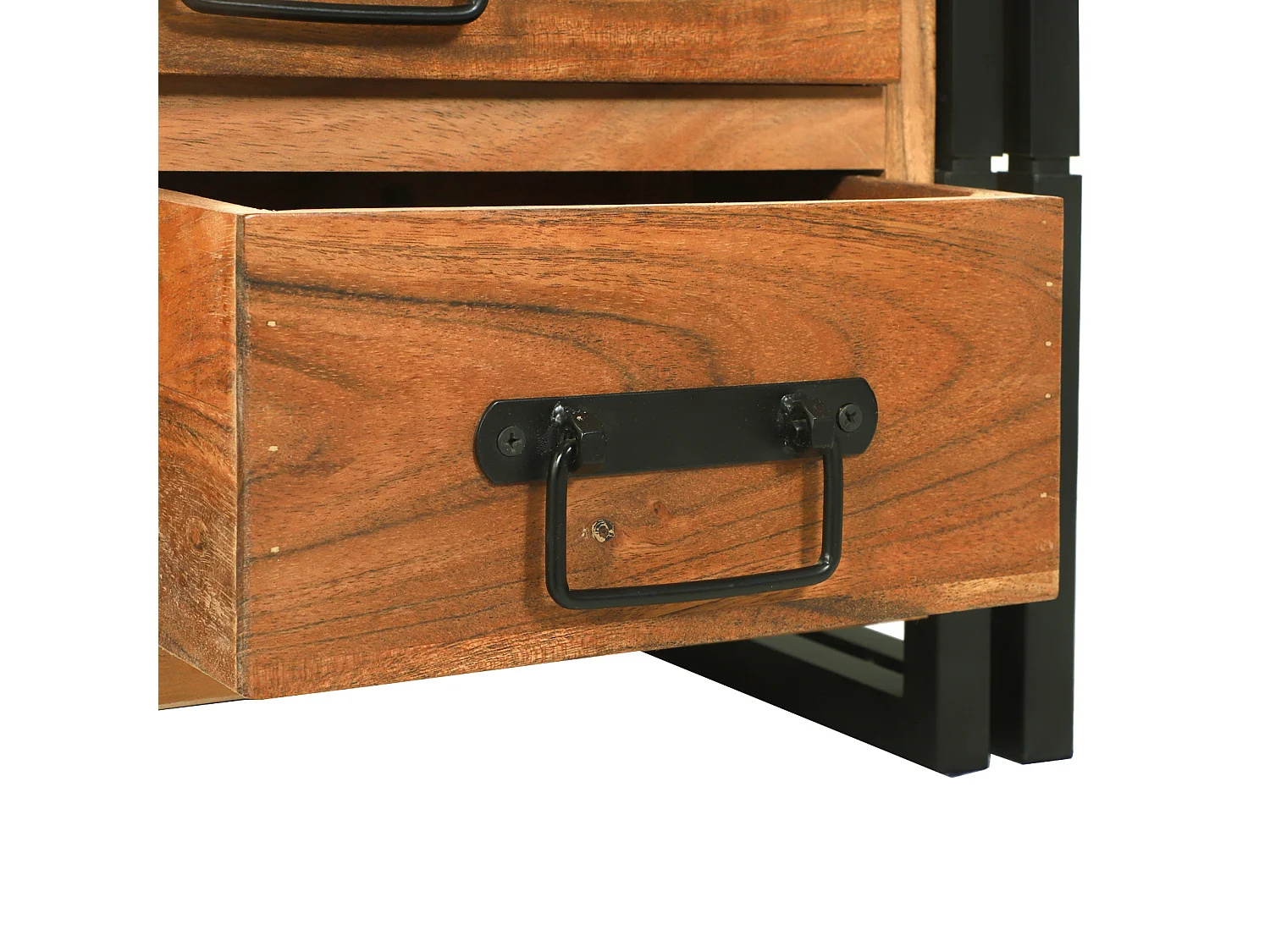 Table basse - 90x50x38 cm en bois d’acacia massif