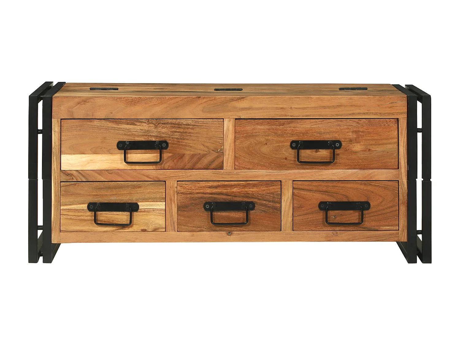 Table basse - 90x50x38 cm en bois d’acacia massif