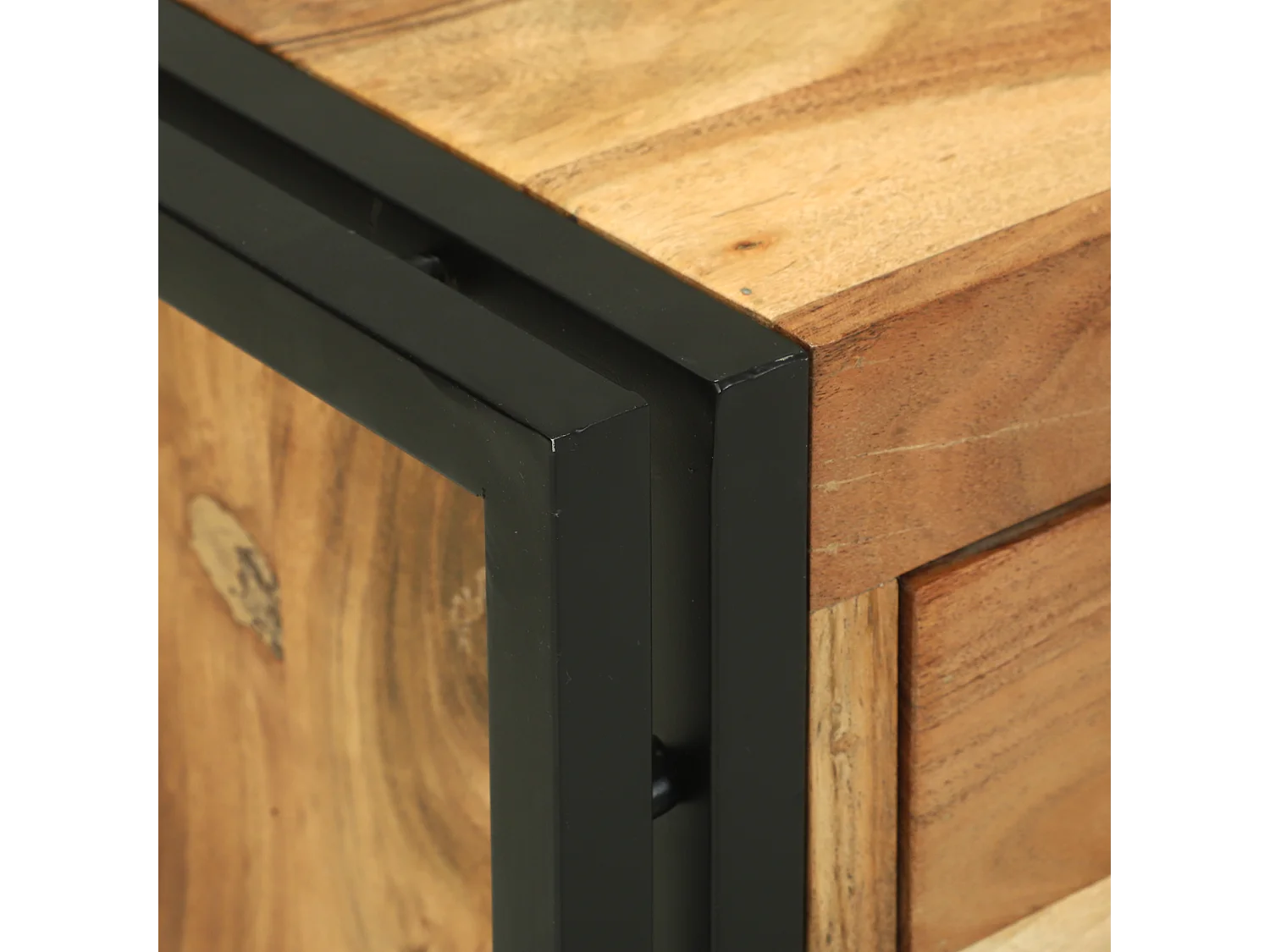 Table basse - 90x50x38 cm en bois d’acacia massif