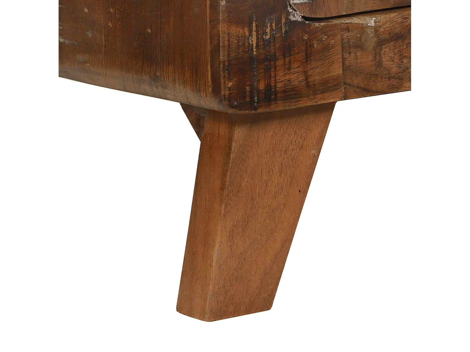 Table Basse Multicolore 80x54x45 cm Bois Massif Récupéré