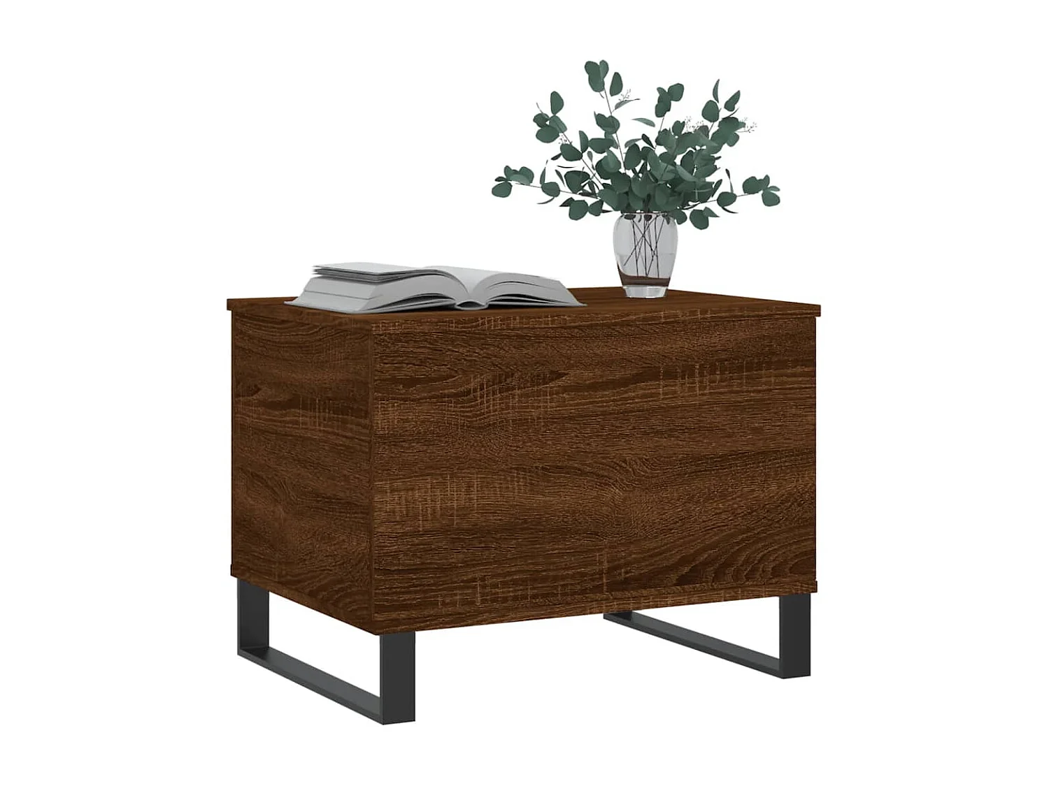 Table basse Chêne marron 60x44,5x45 cm Bois d'ingénierie