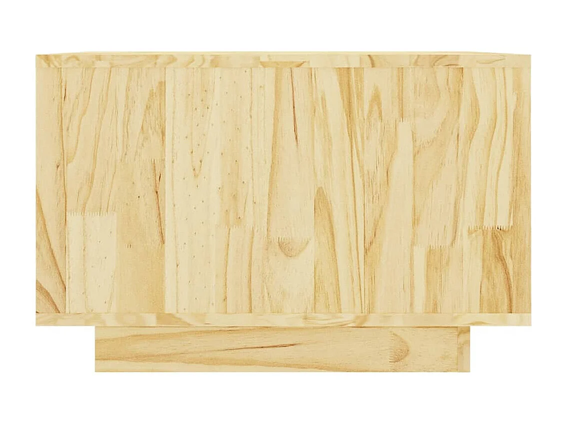 Table basse 50x50x33,5 cm bois de pin massif