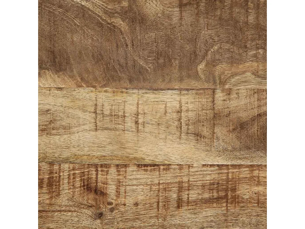 Table basse 50x50x38 cm bois de manguier massif brut