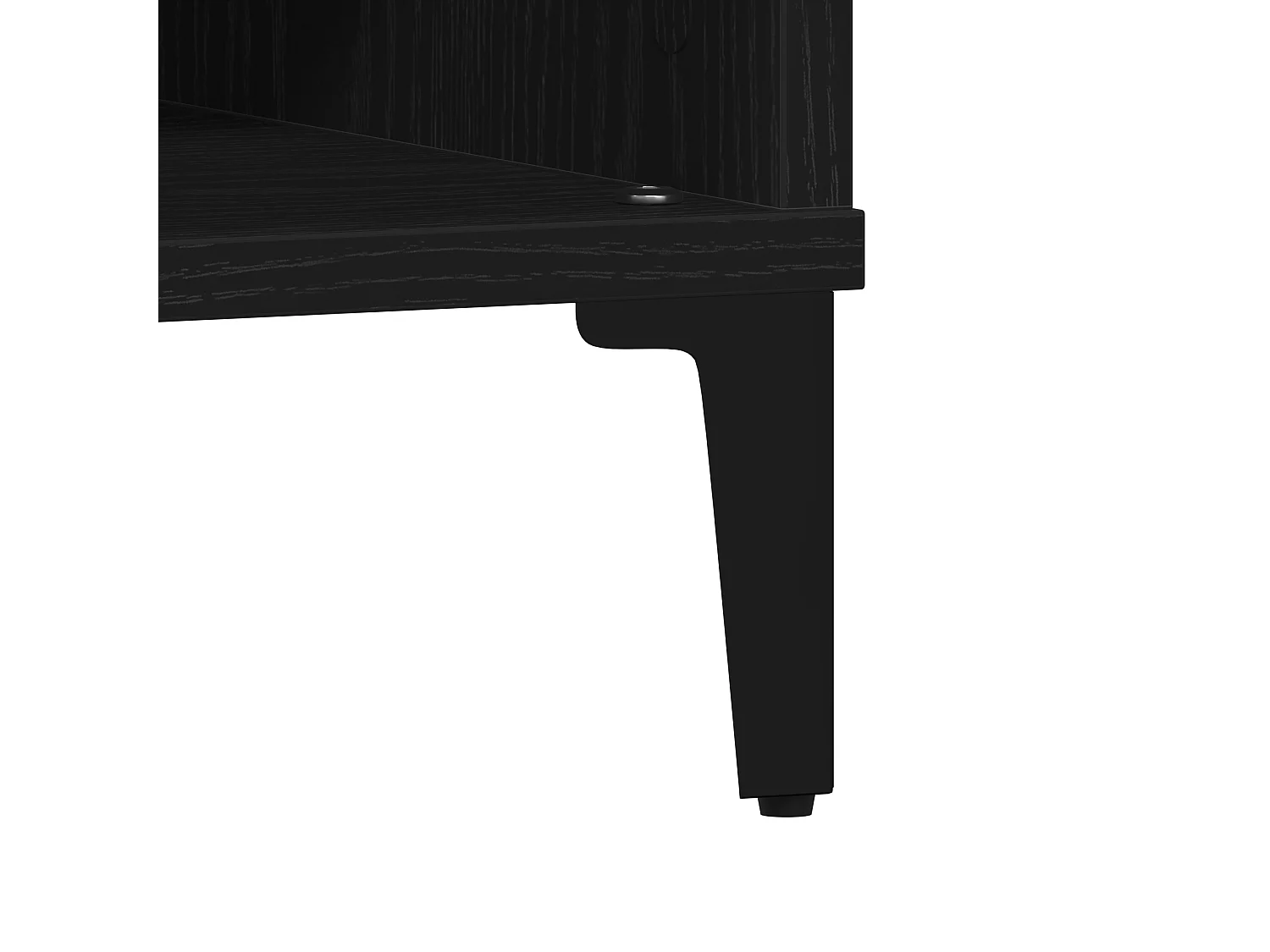 Table Basse Chêne Noir 60x60x30 cm Bois D'ingénierie